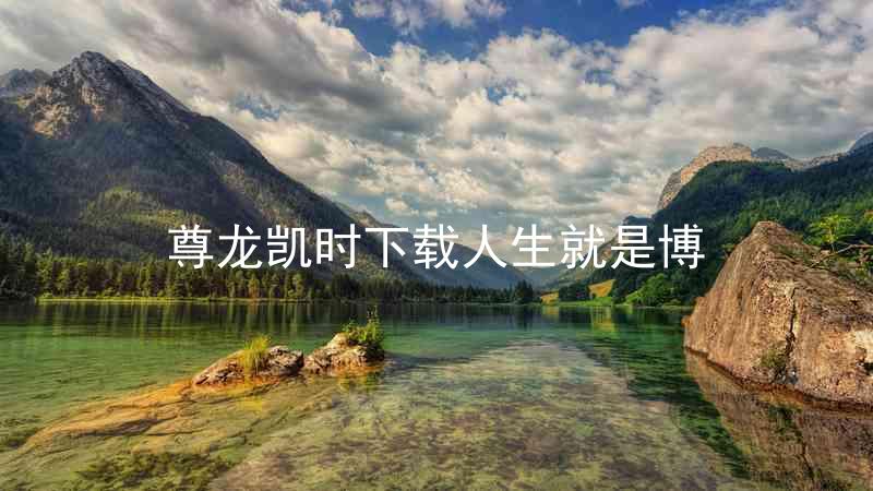 尊龙凯时下载人生就是博